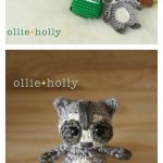 Amigurumi Tiny Raccoon Keychain Free Crochet Pattern