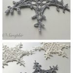 Large Tosne Snowflake Christmas Ornaments Free Crochet Pattern