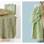Popcorn Stitch Vintage Style Blanket Free Crochet Pattern