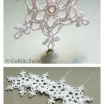 Snowflake Christmas Ornaments Free Crochet Pattern