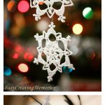 Snowflake Christmas Ornaments Free Crochet Pattern