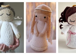 Amigurumi Christmas Angel Doll Free Crochet Pattern and Paid