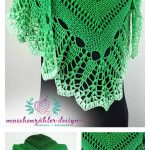 Astraios Triangle Lace Shawl Free Crochet Pattern