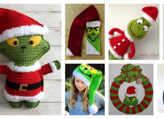 Christmas Grinch Free Crochet Pattern and Paid