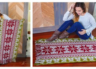 Christmas Rug Free Crochet Pattern