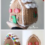 Gingerbread House Free Crochet Pattern