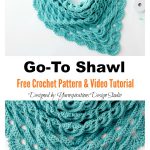 Go-To Shawl Free Crochet Pattern and Video Tutorial