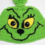 How to Crochet Grinch Inspired Christmas Hat