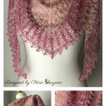 Julija Triangle Lace Shawl Free Crochet Pattern