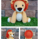Laurence the Lion Free Crochet Pattern