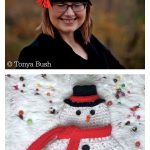 Light Me Up Snowman Hat Free Crochet Pattern