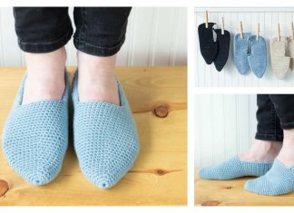 Moroccan-Style Slippers Free Crochet Pattern