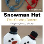 Snowman Hat Free Crochet Pattern