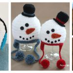 Snowman Hat Free Crochet Pattern