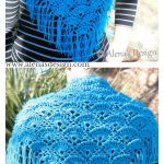 Triangle Lace Shawl Free Crochet Pattern