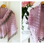 Triangle Lace Shawl Free Crochet Pattern