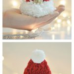 Tunisian Puffball Gnome Free Crochet Pattern