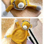 William the Lion Baby comforter Free Crochet Pattern