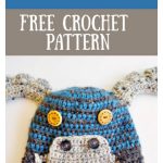 Adorable Moose Beanie Hat Free Crochet Pattern