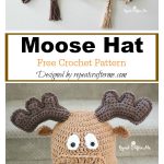 Adorable Moose Hat Free Crochet Pattern