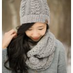 Braided Cable Slouchy Beanie Hat Free Crochet Pattern