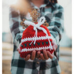Christmas Gift Bag Set Free Crochet Pattern