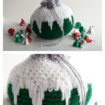 Christmas Ornament Favor Bag Free Crochet Pattern