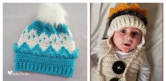 Crown Hat Free Crochet Pattern