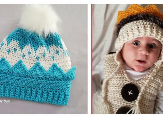 Crown Hat Free Crochet Pattern