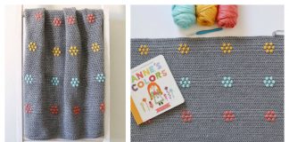 Flower Puffs Blanket Free Crochet Pattern and Video Tutorial