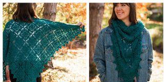 Placid Lace Shawl Free Crochet Pattern