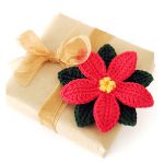 Poinsettia Ornament Free Crochet Pattern