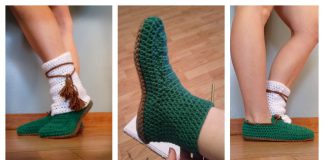 Quick Slipper Free Crochet Pattern