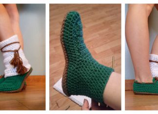 Quick Slipper Free Crochet Pattern