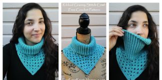 Ribbed Granny Stitch Cowl Free Crochet Pattern