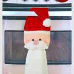 Santa Christmas Towel Topper Free Crochet Pattern