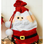 Santa Gift Bag Free Crochet Pattern