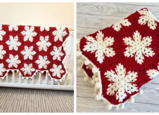 Snowflake Afghan Blanket