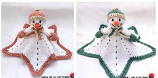 6 Snowman Lovey Crochet Patterns