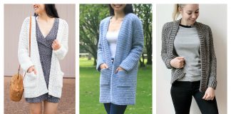 Easy Cardigan Free Crochet Pattern