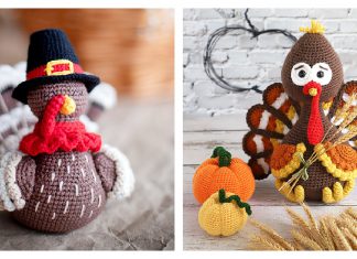 Turkey Amigurumi Free Crochet Pattern and Paid