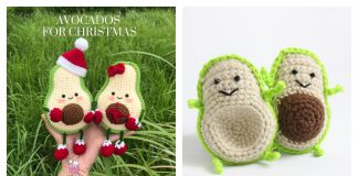 Adorable Avocado Keychain FREE Crochet Pattern