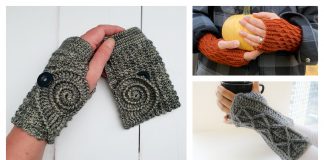 Adorable Fingerless Mitts Free Crochet Pattern