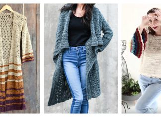 Boho Style Sweater Free Crochet Pattern