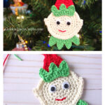 Elf Christmas Applique Free Crochet Pattern