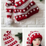Fancy Santa Hat Free Crochet Pattern