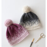 Ombre Fair Isle Beanie Free Crochet Pattern and Video Tutorial