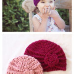 Textured Turban Hat Free Crochet Pattern