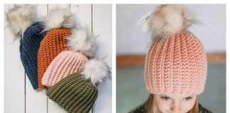 The Easiest Hat Ever Free Crochet Pattern and Video Tutorial