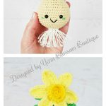 Amigurumi Daffodil Flower Bulb Free Crochet Pattern